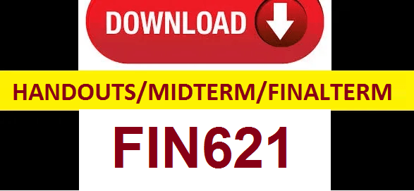 FIN621 handouts midterm and final term solved papers