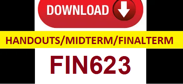 FIN623 handouts midterm and final term solved papers