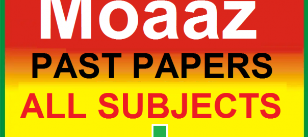 past papers by moaaz
